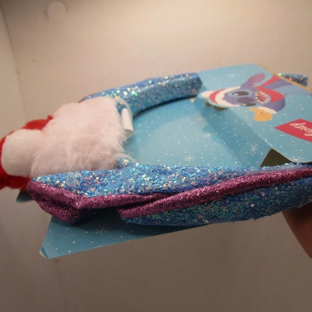 Disney Lilo & Stitch Fashion Santa Headband Girls Christmas dress-up costume New - Picture 5 of 8